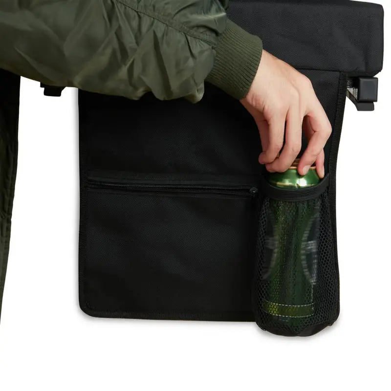 NNETM Portable Outdoor Stand Sports Seat with Back Support and Wide Cushion-4